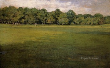 Prospect Park aka Croquet Lawn Prospect Park William Merritt Chase Oil Paintings